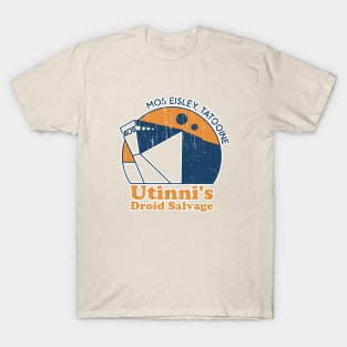 Utinni's Droid Salvage Retro Design T-Shirt